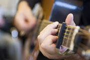 Classical guitar moving on course